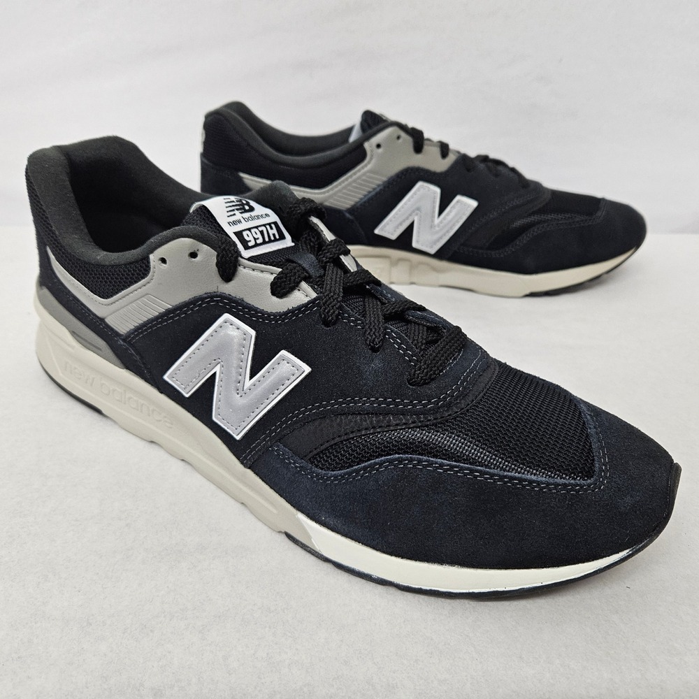 New Balance 997H Casual Shoes CM997HCC Black Silver Gray Men's Size 13